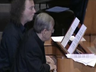 an der Orgel